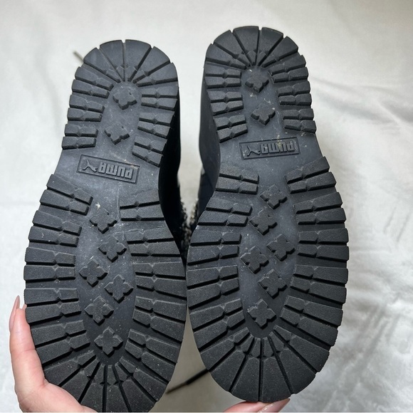 Puma x Fenty by Rihanna Women's Sb Wedge Rihanna Mid-Calf Leather Sneaker - Picture 9 of 15